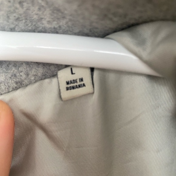 Wilfred The Cacoon Coat New-Virgin Wool, size L, Heather Light Grey - Picture 9 of 16